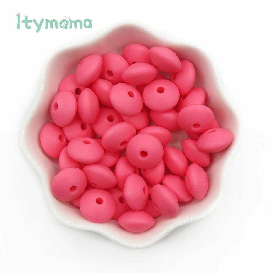 60pc BD020-36 Itymama, 60 шт., пищевые силиконовые счеты, бусины, жемчуг, силиконовые бусины, сделай сам, Прорезывание Зубов, уход за ребенком, ожерелье, соска, цепочка, детский Прорезыватель - Цвет: 60pc BD020-36