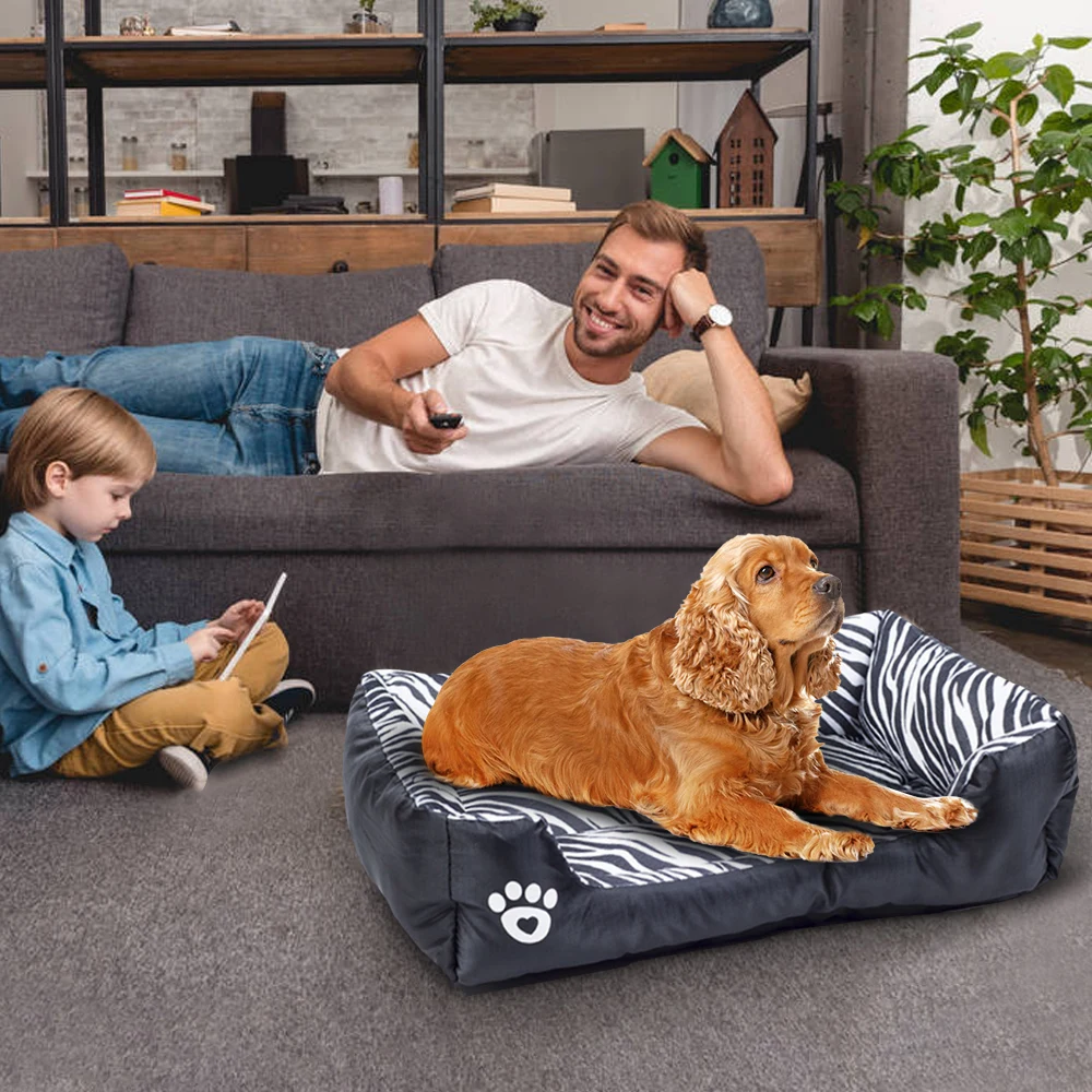 Водонепроницаемая кровать для собаки Оксфордский домашний коврик