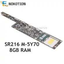 NOKOTION AIUU2 NM-A321 5B20G97341 Mainboard For Lenovo Yoga 3 PRO 1370 Laptop Motherboard SR216 M-5Y70 CPU 8GB RAM