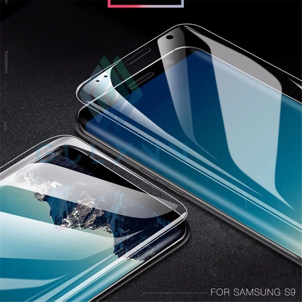 8D полное покрытие экрана протектор мягкая пленка для samsung A6 A8 J4 J6 Plus HD Гидрогелевая пленка для J3 A8s A8 A9 Star S10 10E крышка
