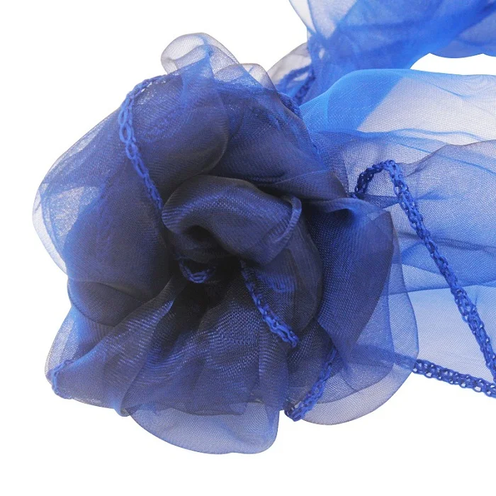 navy blue Абсолютно и высококачественный 50 шт. светильник из розовой органзы для банкета - Цвет: navy blue