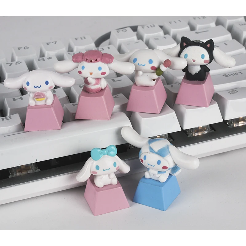 gaming accessories mechanical keyboard keycap personality design cartoon axis anim keycap for cute cinnamon dog for big ear dog free global shipping