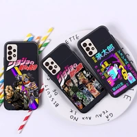 jojos bizarre adventure jojo anime phone case for samsung a32 a51 a52 a71 a72 a50 a12 a21s a s note 20 s21 10 plus fe ultra