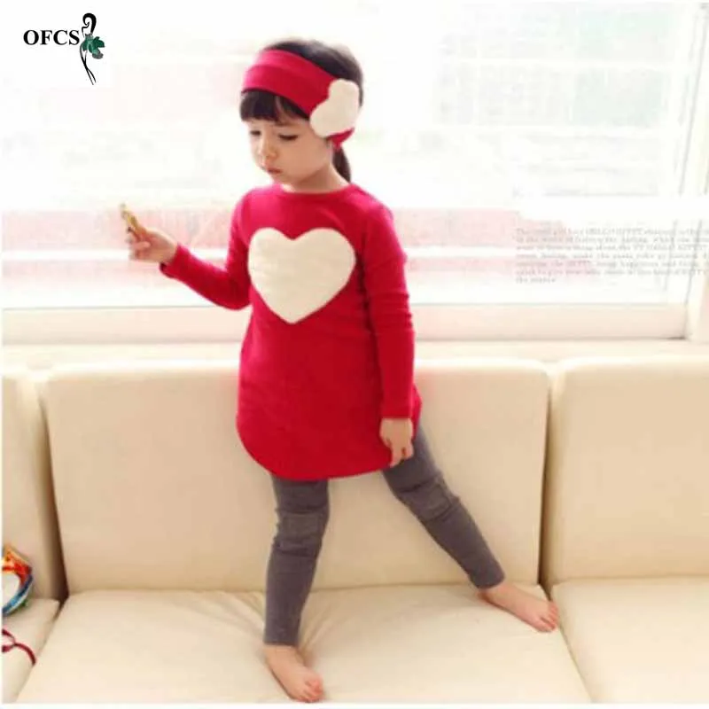 Комплект весенне осенней одежды для маленьких девочек милая Повседневная