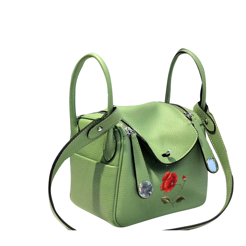 

Handbag Woman 2020 new leather Mini Bag Korean Version Boston bag versatile one-shoulder cross-body bag