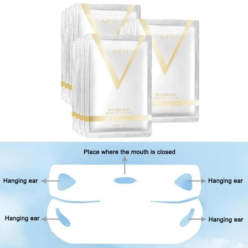 V образная лифтинговая маска для лица тонкая похудения двойной подбородок