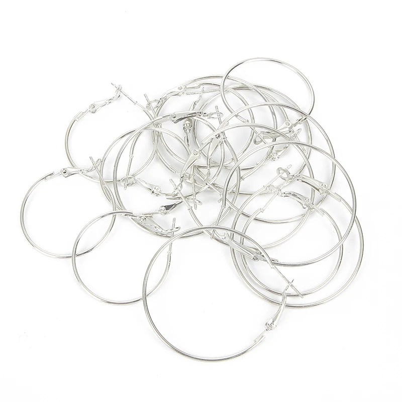 Серьги кольца LF из сплава K женские белые серьги для ушей аксессуары