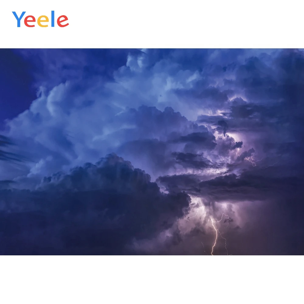 

Фоны для фотосъемки Yeele с изображением неба, светящиеся темные облака мечты, студийный фон для фотосъемки, реквизит для украшения дня рожден...
