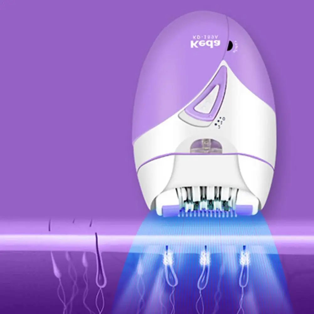 

Эпилятор перезаряжаемый через USB для женщин, электрическая бритва для удаления волос, триммер для зоны бикини, ног и всего тела
