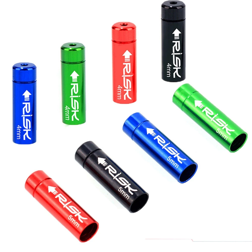 10 шт. 4 мм/5 мм сплав велосипедный переключатель тормозной кабель торцевой