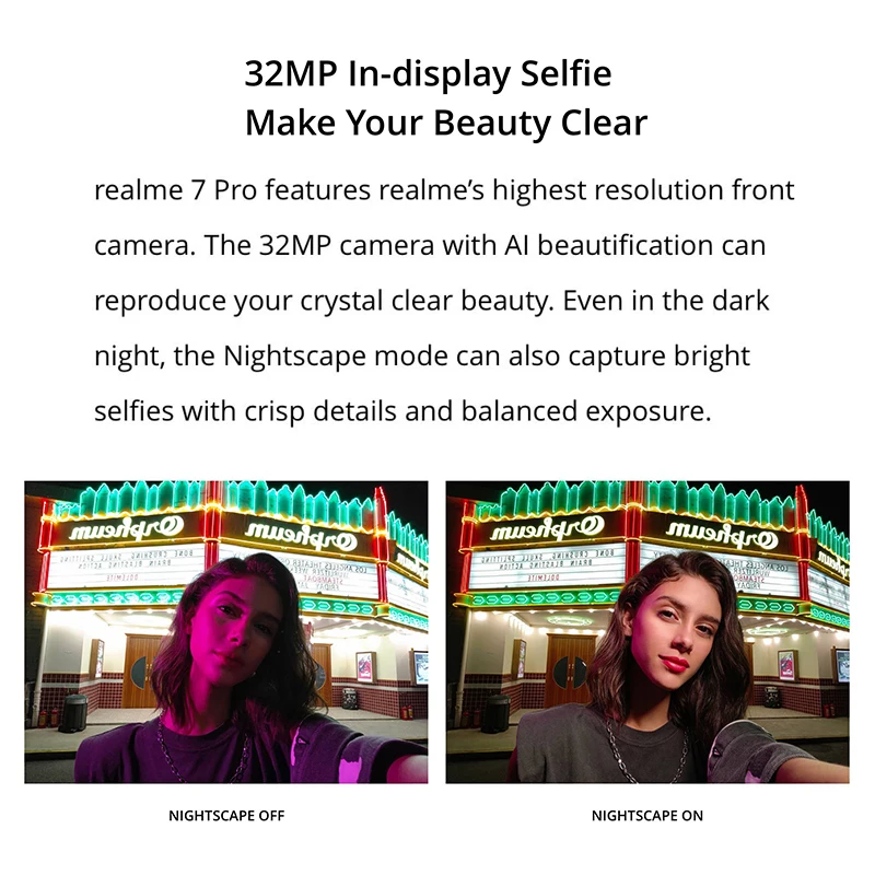 Глобальная версия Realme 7 Pro мобильный телефон 6 4 дюйма Super AMOLED Snapdragon 720G