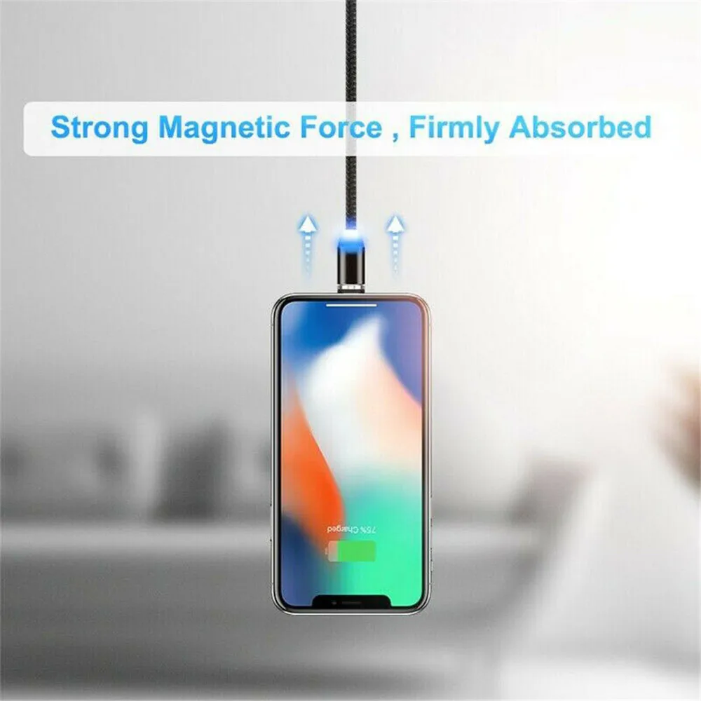 Магнитный зарядный кабель быстрая зарядка код 1 м 2 Тип C Micro USB для Apple iphone Xs Max XR XIAOMI