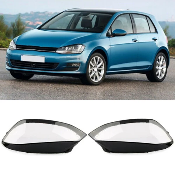 2 шт. автомобильные прозрачные крышки для фар Сменные Golf 7 Mk7 2014 2015 2016 2017|Корпус| |
