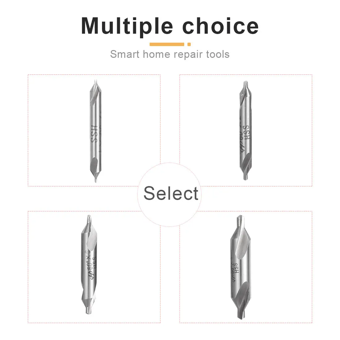 Набор сверл из быстрорежущей стали набор зенкеров с углом обзора 60 градусов 1 мм 2