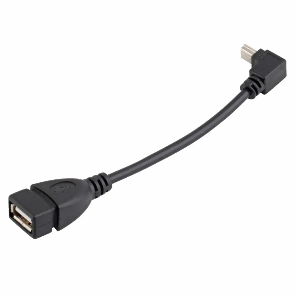 Переходник с USB A Мама на Mini 5P B папа переходник OTG кабель вверх оптовая продажа -