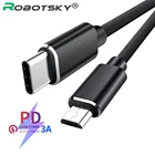 Кабель-адаптер USB Type-C на Micro USB 5A для быстрой зарядки, 100 Вт
