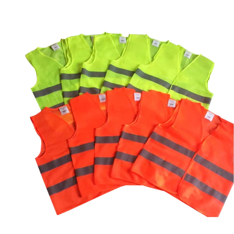 Car Reflective Clothing for Safety Vest Clothes Visibility Day Night Protective Vest For Running Cycling Traffic XL XXL XXXL