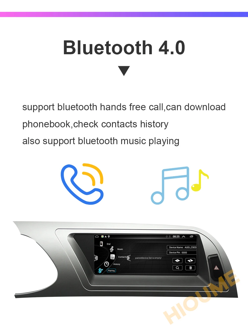 Android 10 8 + 128G Carplay мультимедийный плеер GPS-навигация для Audi A5 2009-2016 WIFI IPS сенсорный