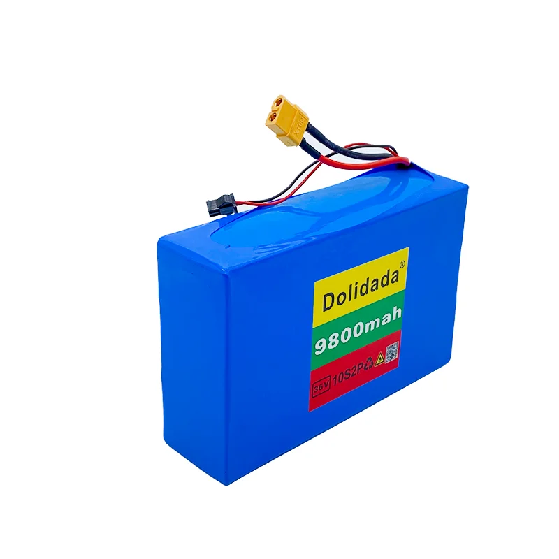 

10S2P 36V 9.8Ah 450Watt 18650 Lithium ion battery pack ForScooter skateboard ebike electric bicycle 42V 37V 35E XT60 SM 2P