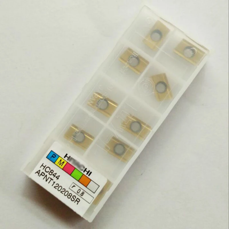 

Original HITCH APNT120208SR HC844 APNT 120208 Carbide Inserts Milling insert 10PCS/lot APNT120208 SR HC844 CNC Lathe Tools