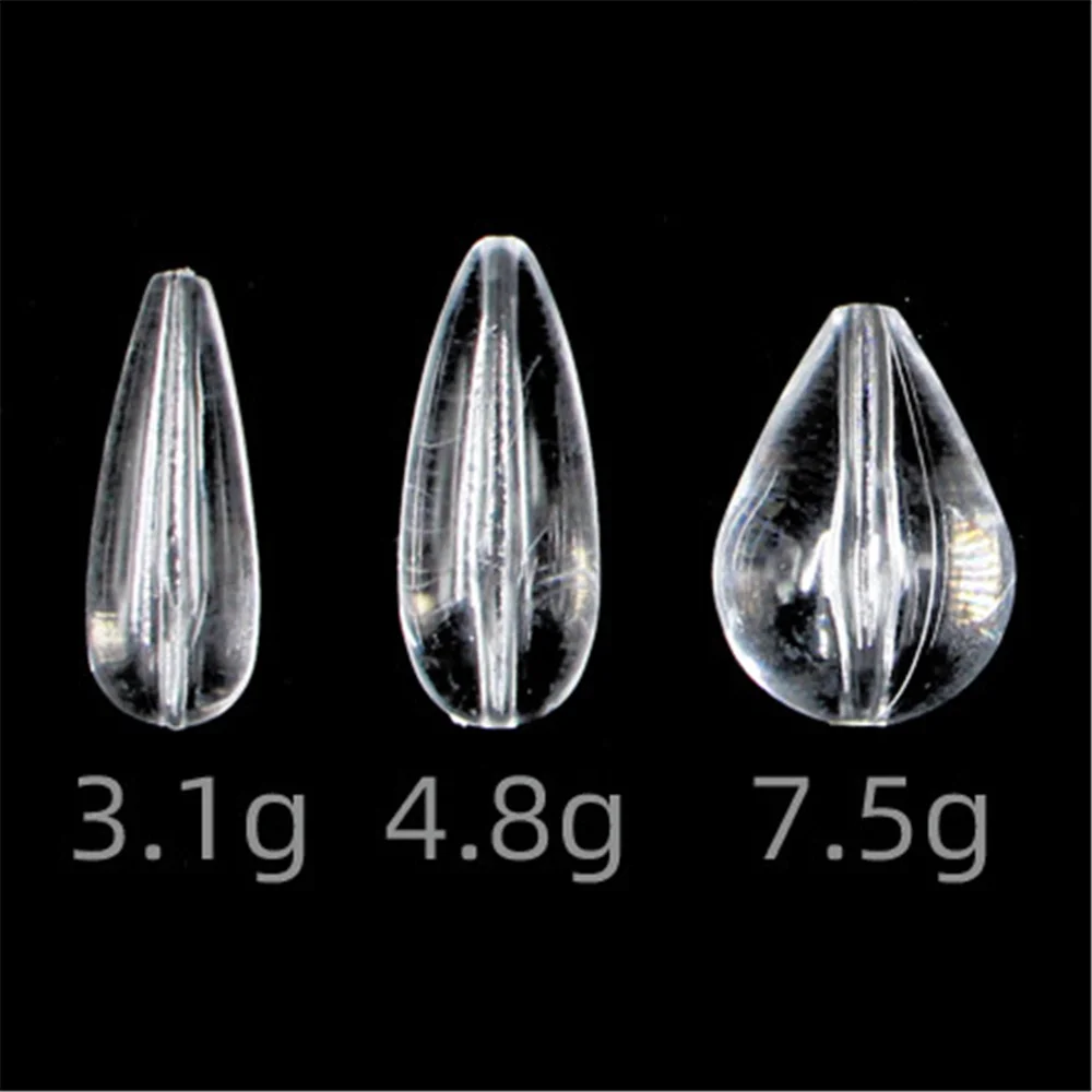 10 pcs Acrylic Bombard Fishing Float Sinking-down Float
