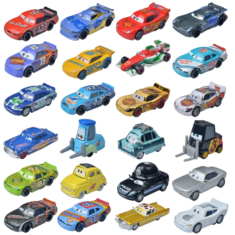 

Disney Pixar Cars 3 Lightning McQueen Jackson Storm Cruz Ramirez Mater Fabulous Hudson 1:55 Diecast Metal Car Toys For Boys Gift