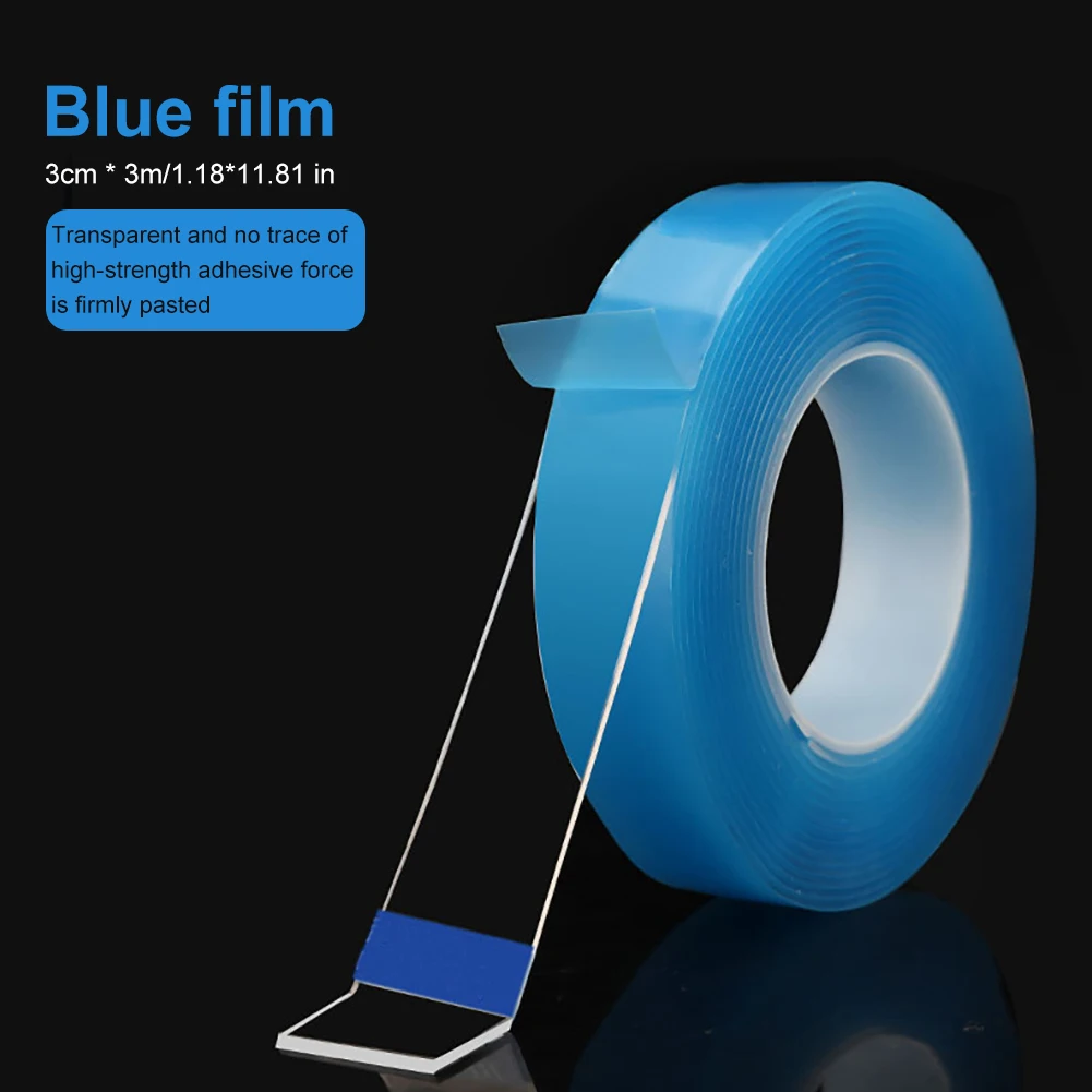 

Multifunctional Home Improvement Double Sided Tape Nano Transparent No Trace Acrylic Tape Reuse and Waterproof