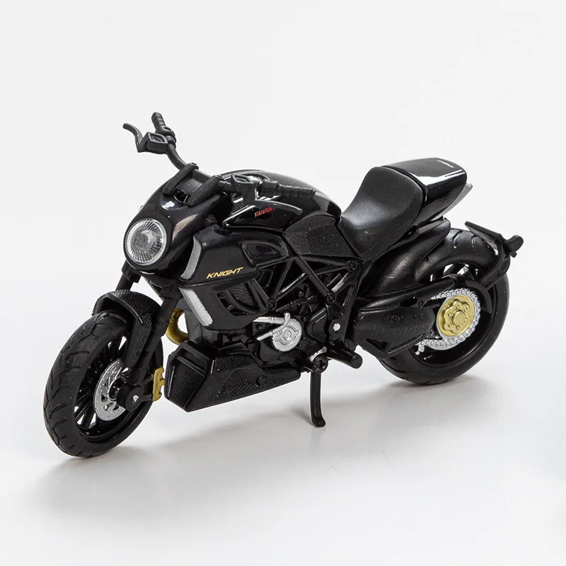 

1:18 Alloy Motorcycle Model Toy Ornaments Sliding Model Boy Toy Belt Base Wholesale Boys Motorcycle Toy