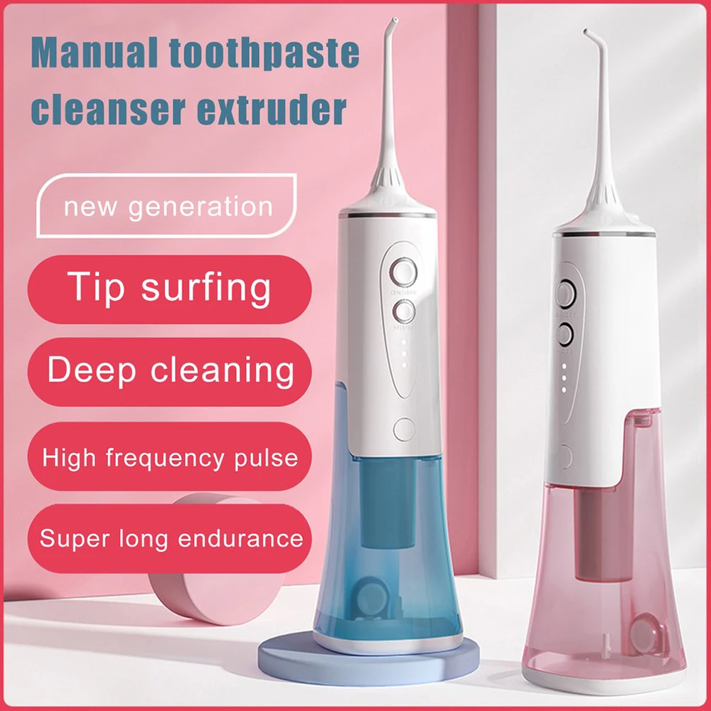 

Irrigator for Teeth Portable Oral Irrigator Dental Cleaning Rechargeable Tooth Cleaner Teeth Whitening Dental Cleaning Device