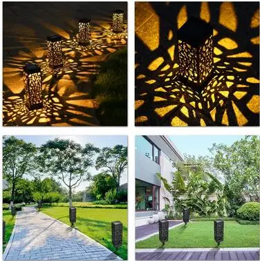 

Solar Lights Outdoor Upgraded Bright Solar Pathway Lights Bigger Size Decorative Solar Garden Lights Waterproof Solar Light