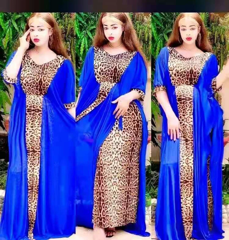 

Abaya Dubai Turkey Arabic Caftan Muslim Fashion Leopard Dress American Clothing Dresses Abayas For Women Robe Islam Clothing
