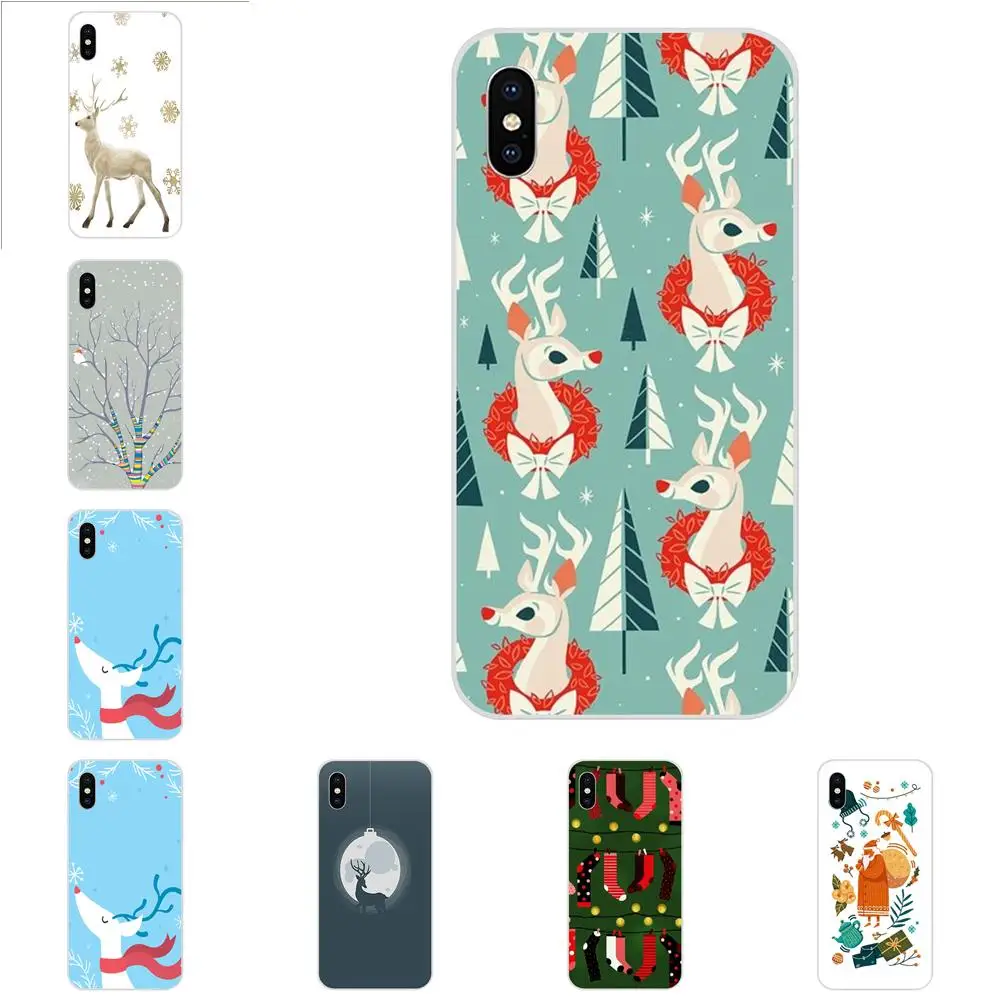 Веселого Рождества и счастливого Новый год для Huawei NOVA 2 V20 Y3II Y5 Y5II Y6 Y6II Y7 Y9 G8 G9 GR3 GR5 GX8