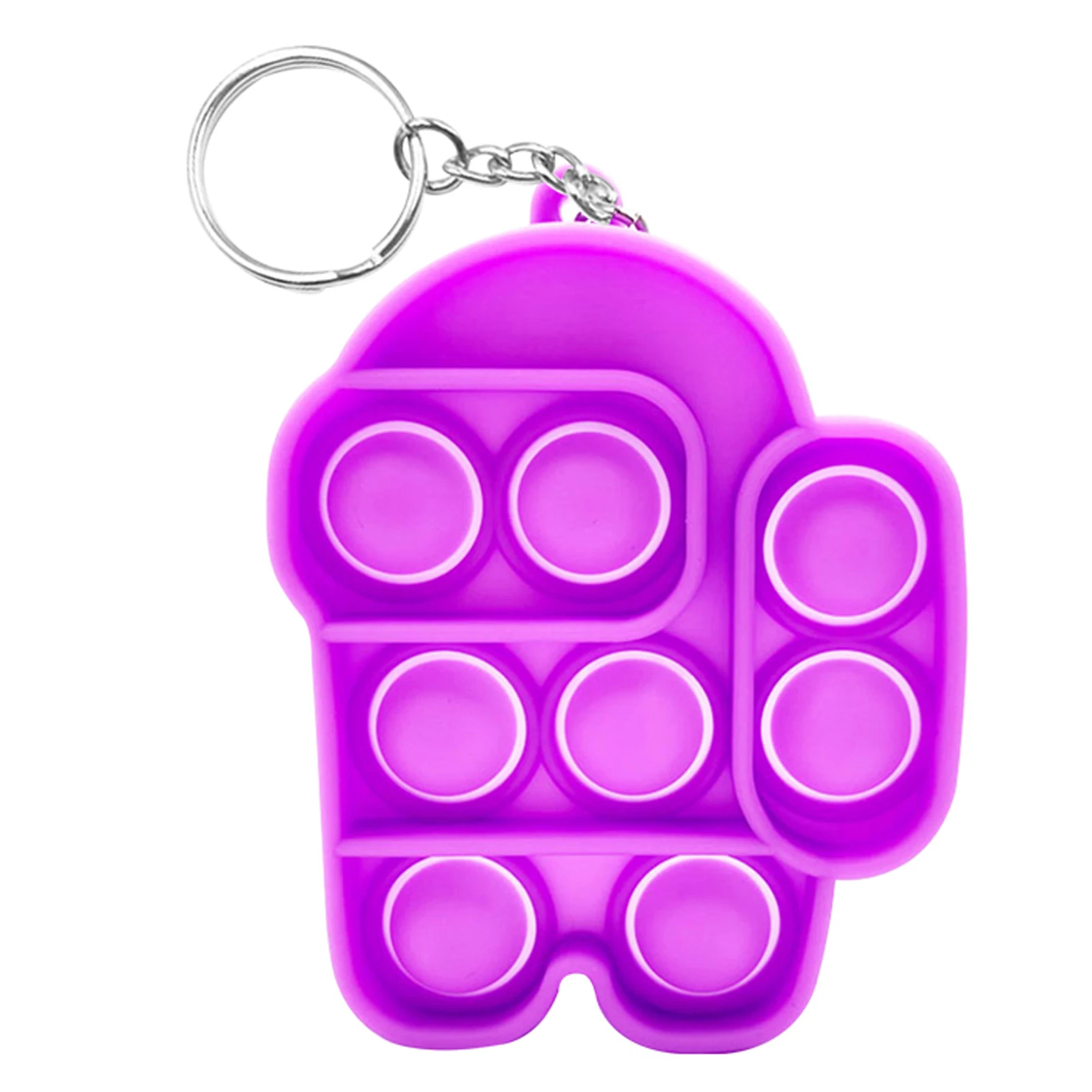 

Push Keychain Pops Bubble Sensory Toy Autism Special Needs Stress Reliever Helps Relieve Stress And Increase Focus Soft Squeeze