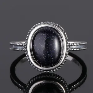 Женское винтажное вечерние ЦО из серебра 925 пробы, 8 х10 мм