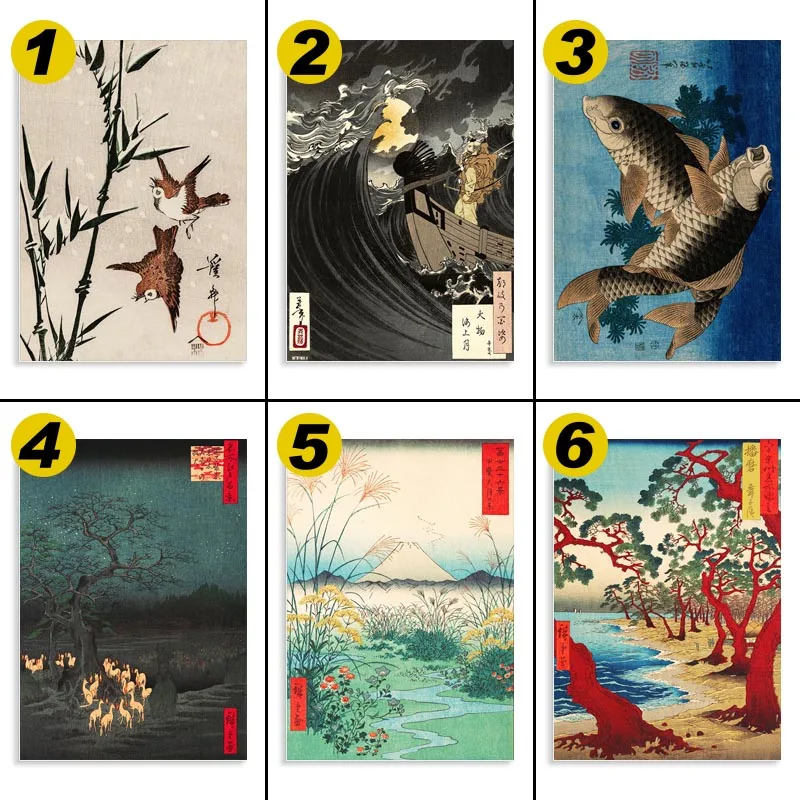 

City Impression Series Japan Posters Wall Art Canvas Print Picture Paintings Modern Study Hall Master Bedroom Room Decoration