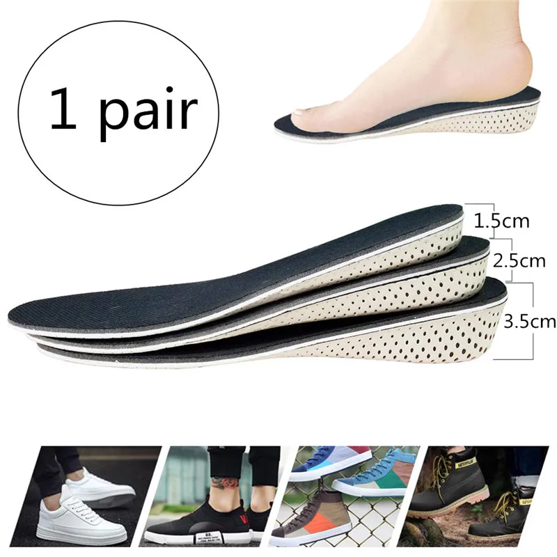 

Breathable Cozy Unisex Height Increase Insole Shoe Accessories DIY Size EVA Memory Foam Invisible Full/Half Insoles Shoes Pads