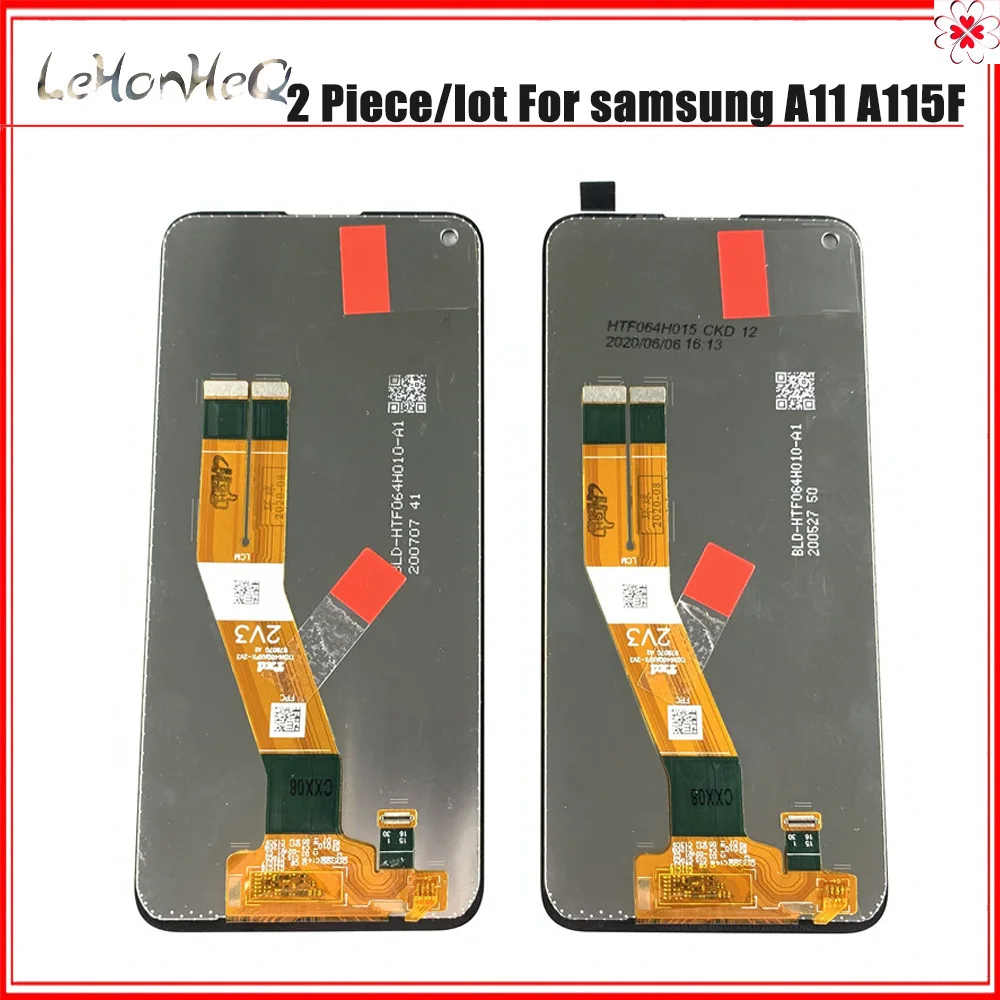 

2 Piece/lot LCD Original for samsung A11 Lcd with frame For Samsung Galaxy A11 A115 A115F LCD Display Touch Screen Assembly