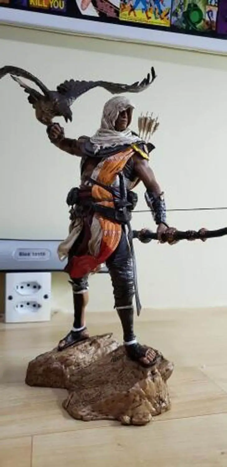 

Bayek Figure The Legendary Creed Origins Bayek Action Figure Collectible Model Toys Doll Gifts For Christmas 28cm 11inch