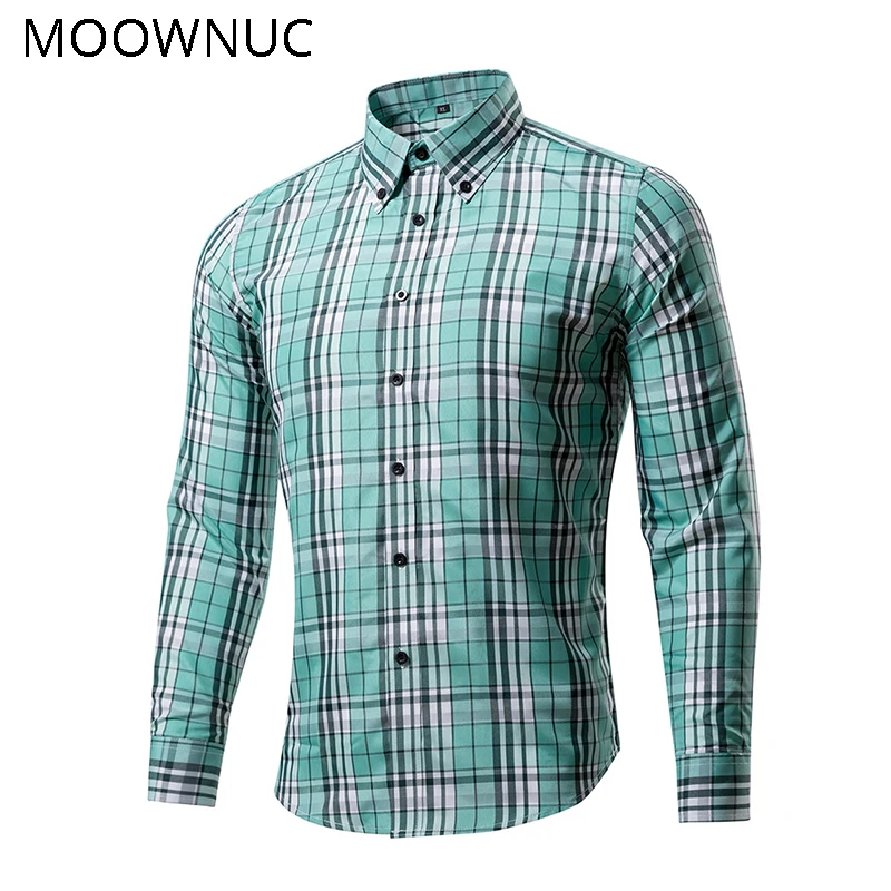 Умные повседневные рубашки новинка 2019 официальная одежда модные в клетку
