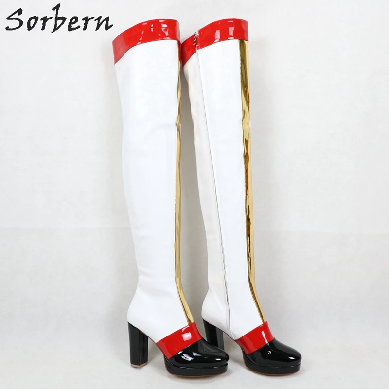 Сапоги на блочном каблуке под заказ разные цвета | Обувь