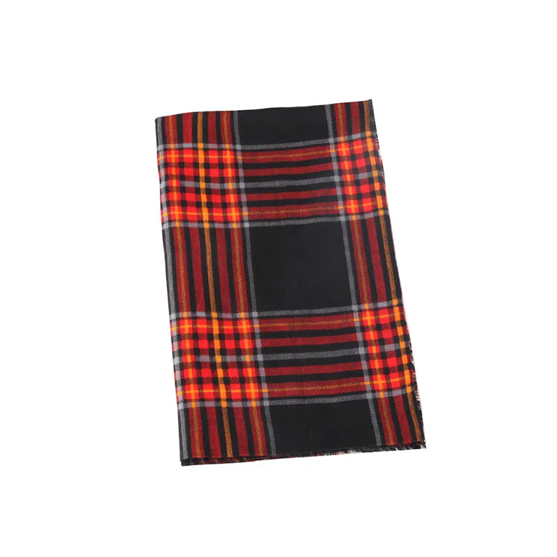 FS Luxury Brand Big Long Wrap Shawl Plaid Scarf For Women Wide Lattices Blanket Tippet Warm Woman Winter Neck Protection |