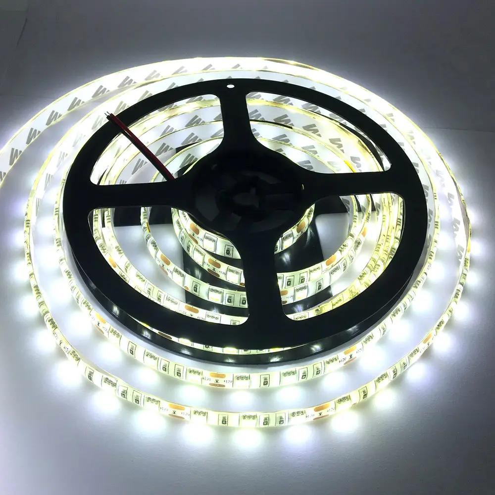 Белый 5 м 300LED 5050 SMD LED flexible strip белый RGB Красный Зеленый Синий Желтый Не водонепроницаемыйпартии свет книга свет ночного лампа настольная лампа - Испускаемый цвет: Белый