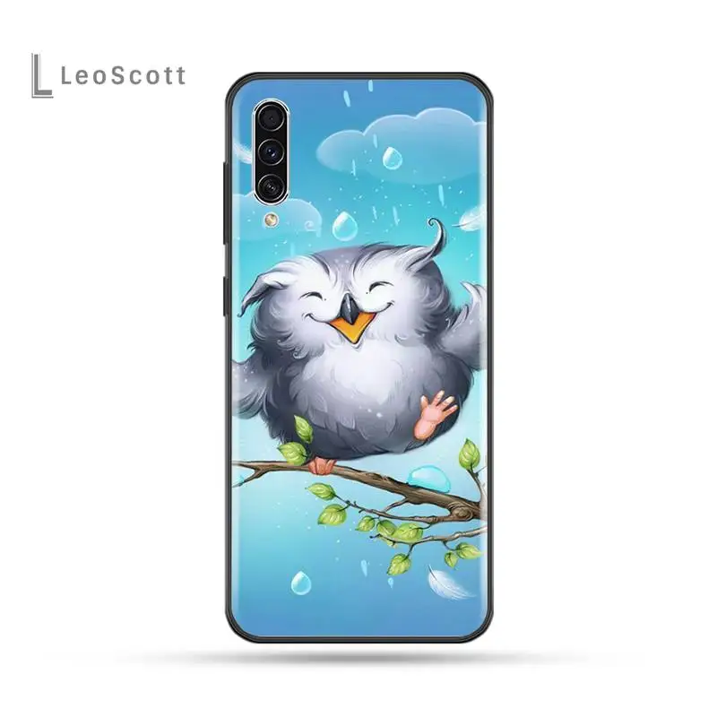 

Cute Owl Lover Cartoon Phone Case For Samsung Galaxy A 3 6 7 8 10 21 01 11 31 91 10S 20S 30S 50S PLUS