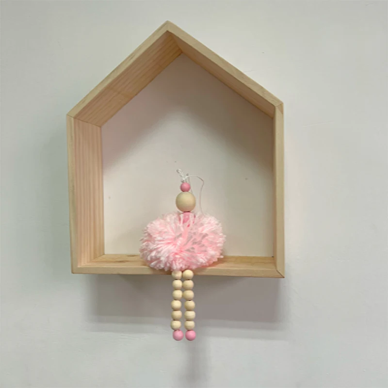 Настенные украшения в скандинавском стиле розовые для балерины девушек спальни