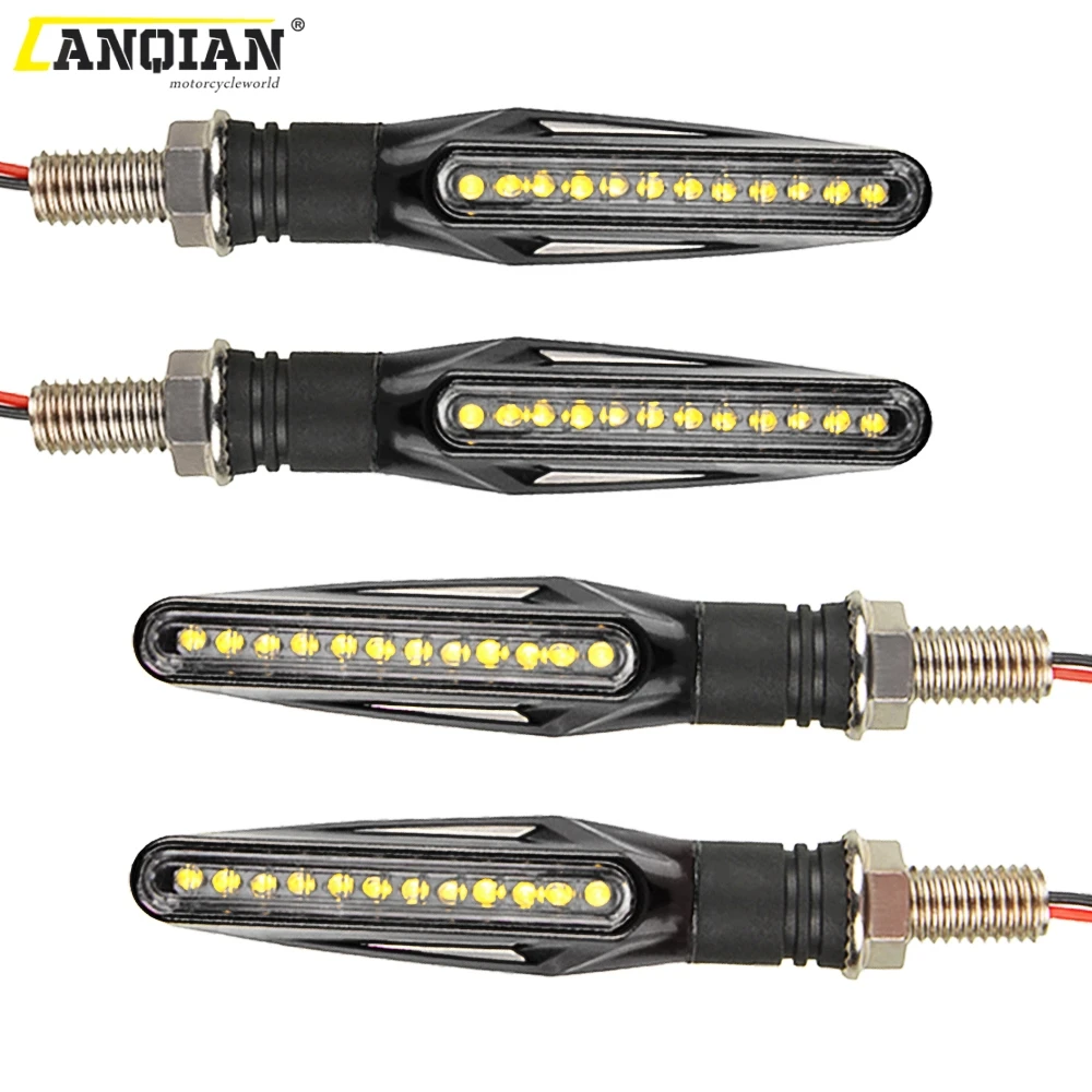 Универсальные указатели поворота для мотоциклов желтый свет SUZUKI GSF Bandit 650 650S 1000 1200