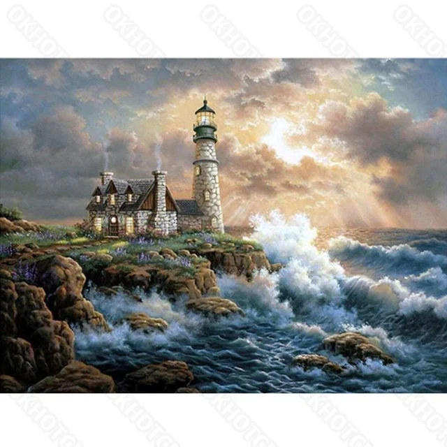 

Diy Diamond Painting Landscape Cross Stitchs Pattern Eagle Mosaic Rhinestone Suit Wall Decoration Gift Diamond Decoration