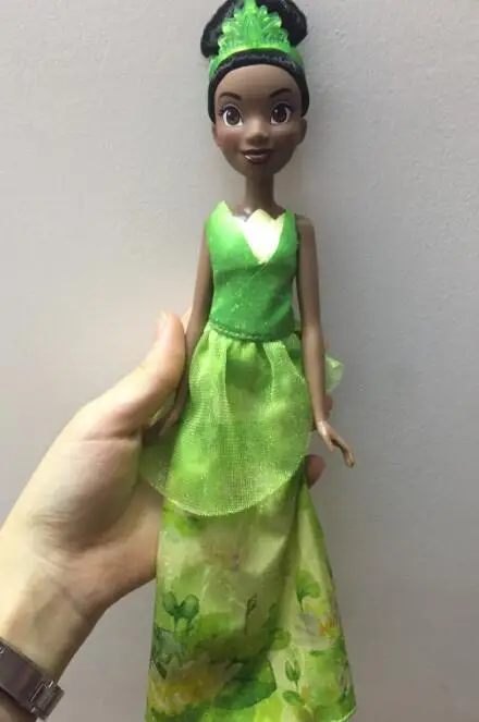 frog princess Кукла Рапунцель Белоснежка Ариэль Белль Рапунцель Игрушки для девочек Brinquedos игрушки bjd куклы для детей - Цвет: frog princess