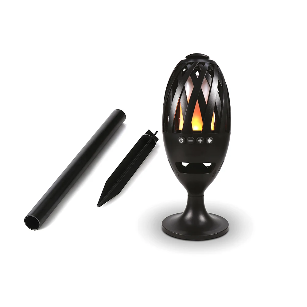 

2-in-1 LED Light BT Speaker Light Atmosphere Outdoor BT Speaker with Stereo Enhanced Bass Sound LED Flickers Table Lamp