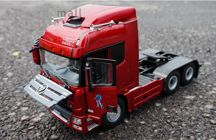 Изысканный подарок 1:24 Fukuda Auman EST-A и GTL Тяговая головка сплава модель, моделирование литья под давлением Инженерная модель