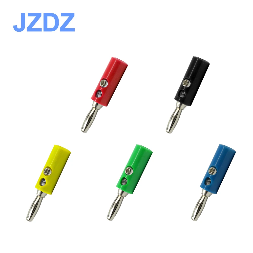 JZDZ J.10016 10 шт 4 мм разъем типа &quotбанан&quot четыре лезвия без сварки DIY аудио